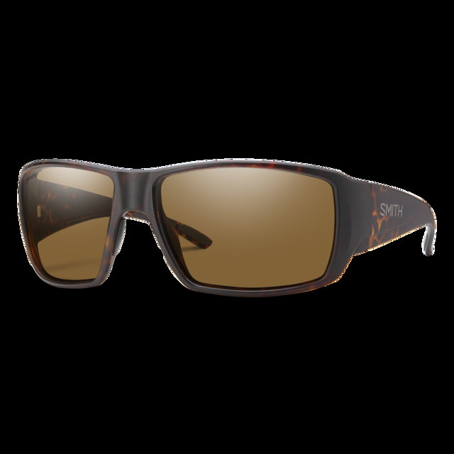 Smith Optics Guide's Choice Sunglasses ChromaPop Polarized Brown Lens Matte Tortoise Frame