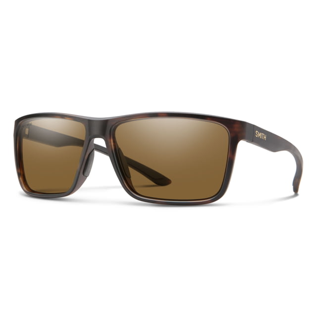 Smith Optics Riptide Sunglasses Matte Tortoise Frame Polarized Brown Lens