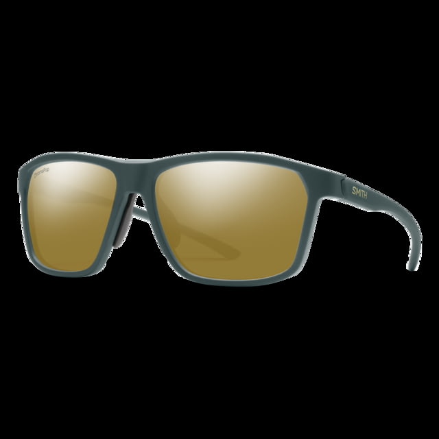 Smith Pinpoint Sunglasses Matte Spruce Frame ChromaPop Polarized Bronze Mirror Lens