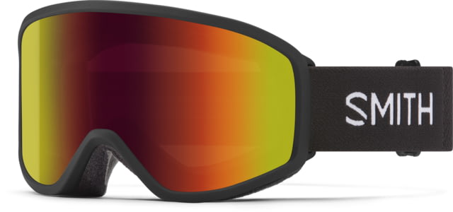 Smith Reason Otg Googles Low Bridge Fit Red Sol-X Mirror Black