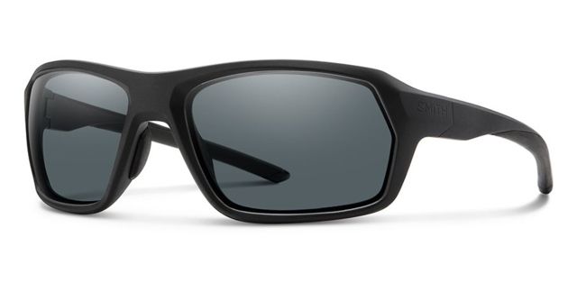 Smith Rebound Elite Sunglasses Matte Black Frame Polarized Gray Lens
