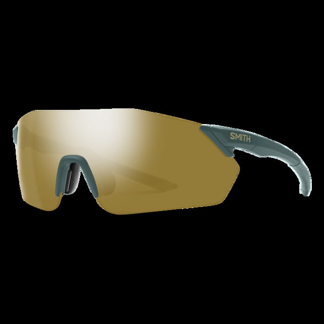 Smith Reverb PivLock Sunglasses Matte Spruce Frame ChromaPop Bronze Mirror Lens