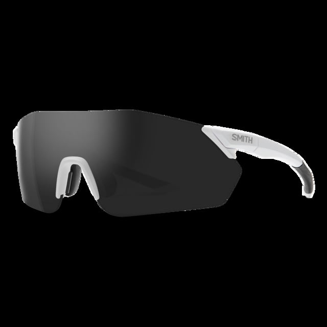 Smith Reverb PivLock Sunglasses Matte White Frame ChromaPop Black Lens