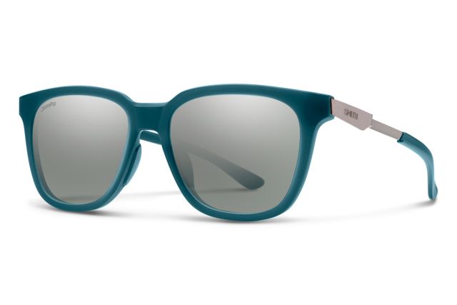 Smith Roam Sunglasses Matte Crystal Forest Frame Chromapop Platinum Mirror Lens