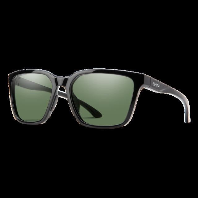 Smith Optics Shoutout Sunglasses Black Frame ChromaPop Polarized Gray Green Lens