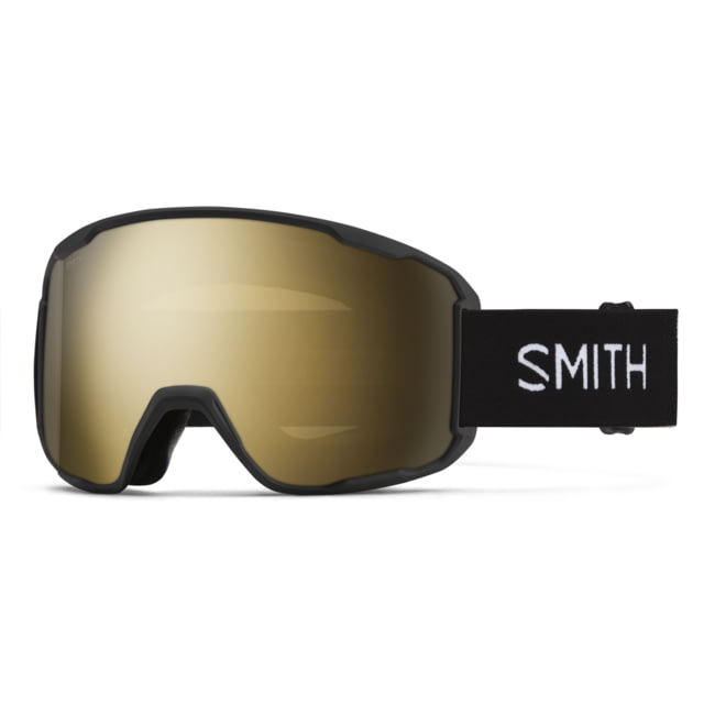Smith Smith Preview Snow Goggle Black Frame ChromaPop Sun Black Gold Mirror Lens