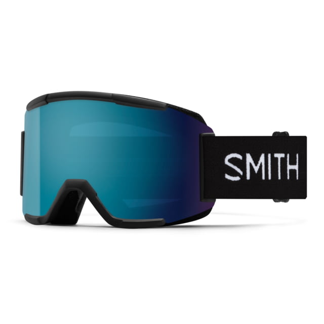 Smith Smith Squad Snow Goggle Black Frame ChromaPop Sun Blue Mirror Lens