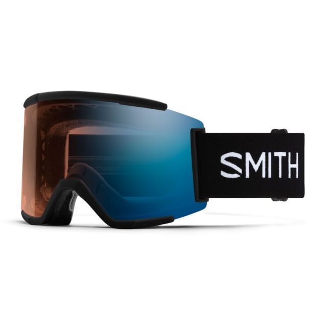 Smith Smith Squad XL Snow Goggle Black Frame ChromaPop Pro Photochromic Blue Mirror Lens