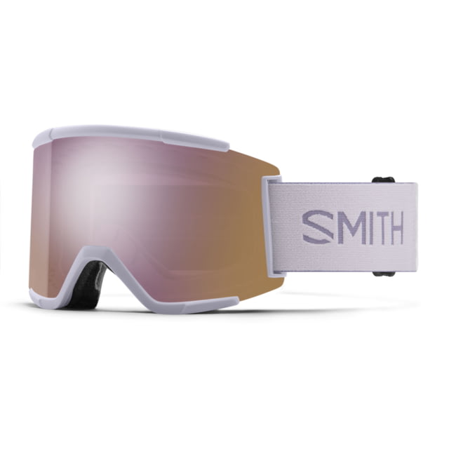 Smith Smith Squad XL Snow Goggle Lunar Fog Frame ChromaPop Everyday Rose Gold Mirror Lens