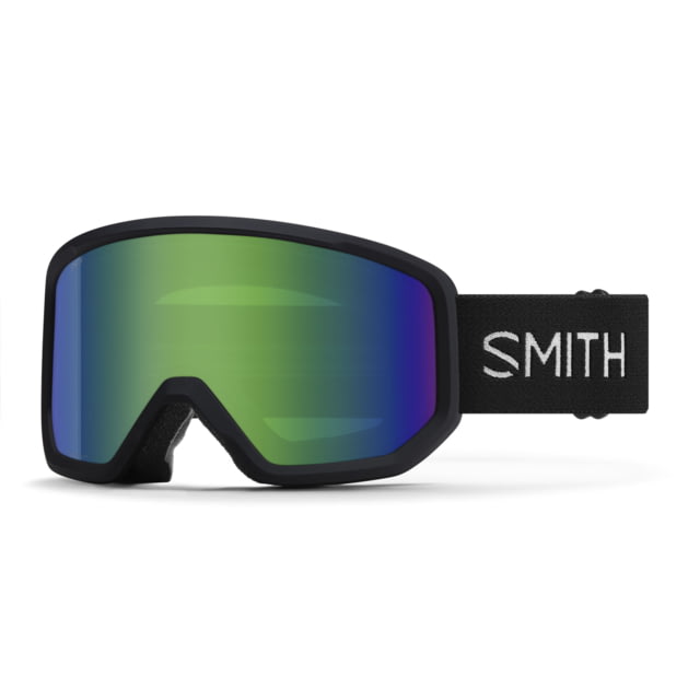 Smith Smith Transfer Snow Goggle Black Frame Green Sol-X Mirror Lens