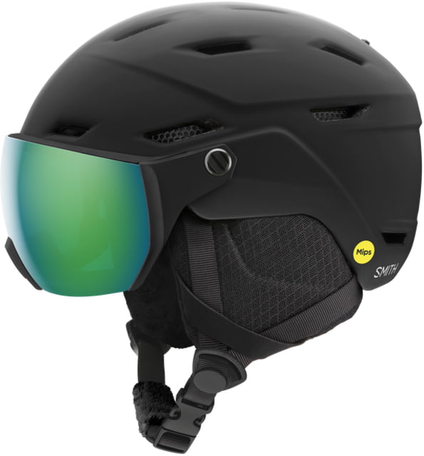 Smith Smith Survey Jr. MIPS Helmet Matte Black/ChromaPop Everyday Green Mirror Youth Small/Medium