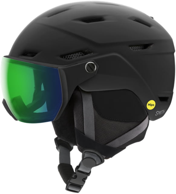 Smith Survey MIPS Helmet Matte Black/ChromaPop Everyday Green Mirror Large