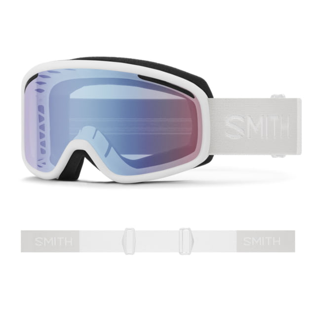 Smith Vogue Goggles Blue Sensor Mirror Lens White