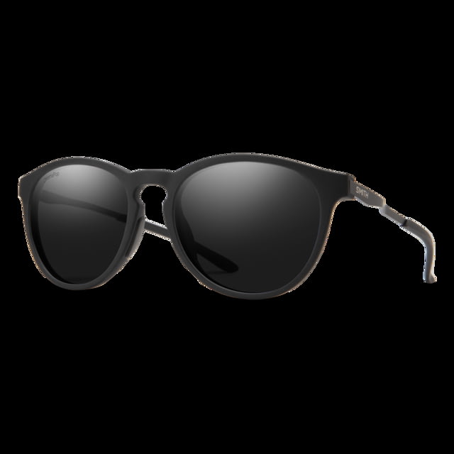 Smith Wander Sunglasses Matte Black Frame ChromaPop Polarized Black Lens