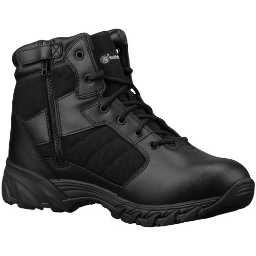 Smith & Wesson Breach 2.0 6in Side Zip Tactical Boot - Mens Black