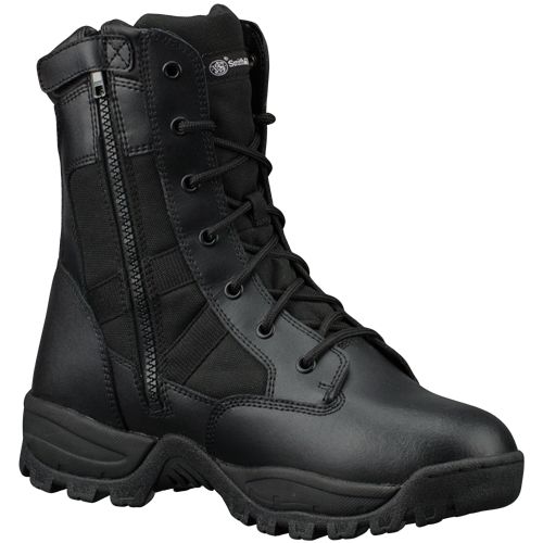 Smith & Wesson Breach 2.0 8in Side Zip Waterproof Tactical Boot - Mens Black
