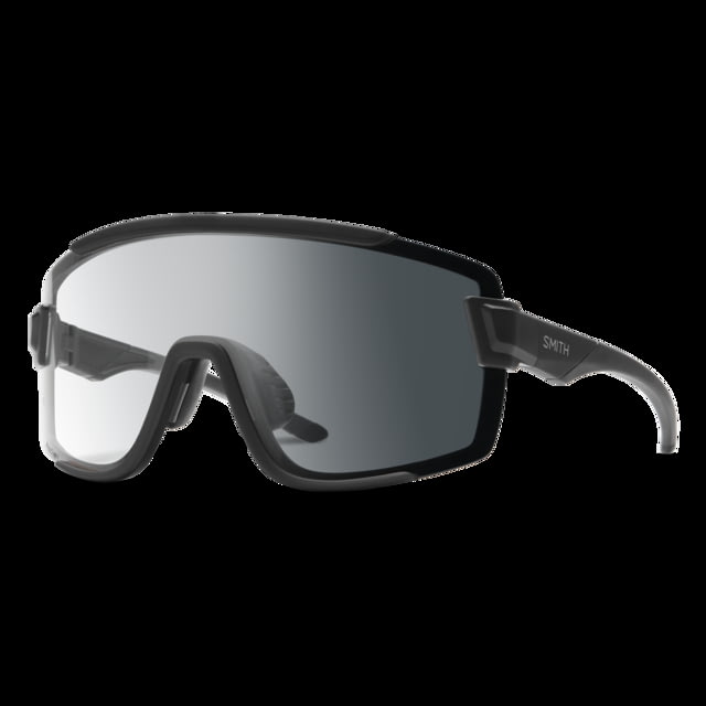 Smith Wildcat Sunglasses Matte Black Frame Photochromic Clear to Gray Lens