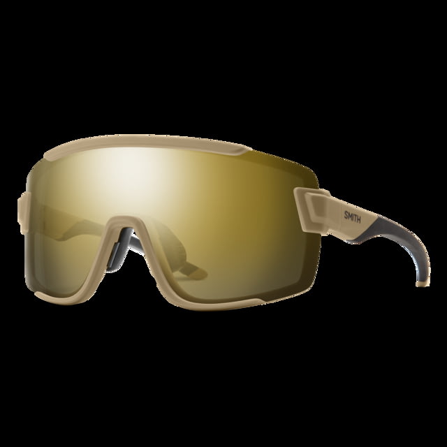 Smith Wildcat Sunglasses Matte Safari Frame ChromaPop Black Gold Lens