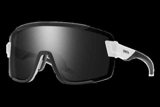 Smith Wildcat Sunglasses Matte White Frame ChromaPop Black Lens