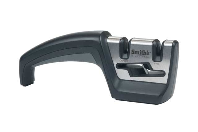 Smiths Deluxe Pull-Thru Knife & Scissor Sharpener Black/Stainless