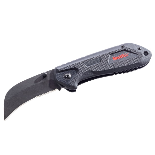 Smiths Smiths Edgework-Site Hawk Bill Foldiing Knife 2.7 in Frame Lock Black