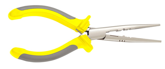 Smiths Mr. Crappie Carbon Steel Fishing Pliers 6.5in Length Yellow/Gray