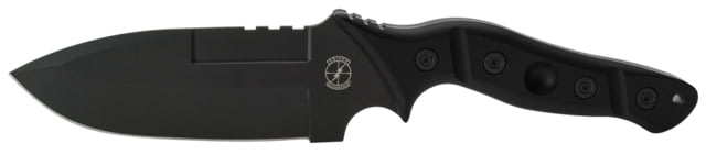 Sniper Bladeworks MAMU Fixed Blade Knife 5.46in 420HC Steel Fixed Blade Black Handle Black