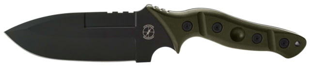 Sniper Bladeworks MAMU Fixed Blade Knife 5.46in 420HC Steel Fixed Blade OD Green Handle Black
