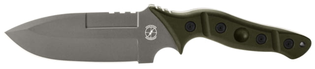 Sniper Bladeworks MAMU Fixed Blade Knife 5.46in 420HC Steel Fixed Blade OD Green Handle Satin
