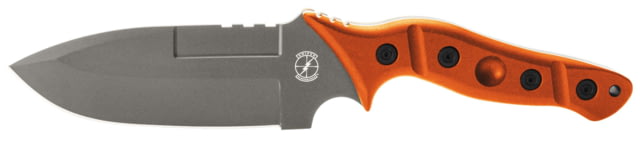 Sniper Bladeworks MAMU Fixed Blade Knife 5.46in 420HC Steel Fixed Blade Sniper Orange Handle Satin
