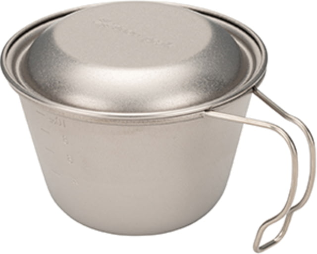 Snow Peak Deep Titanium Backpacker's Cup with Lid Titanium One Size