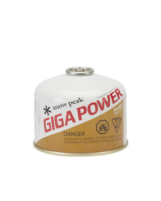 Snow Peak Snow Peak GigaPower Fuel 250 ProISO IsoButane and Propane Fuel Gold One Size