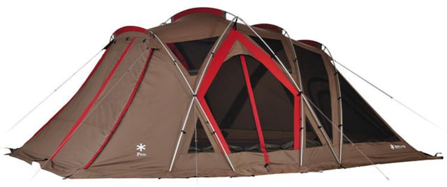 Snow Peak Living Shell Long Pro Shelter 6-Person Brown