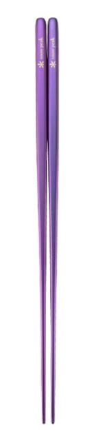Snow Peak Anodized Titanium Chopsticks Purple