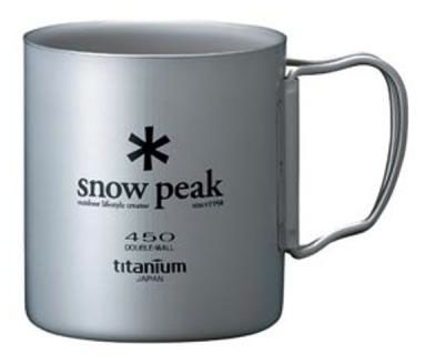 Snow Peak Titanium Double Wall Mug 450 (