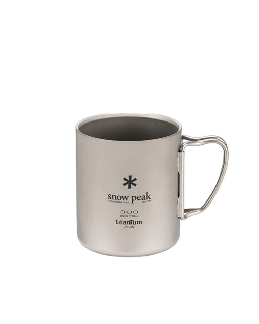 Snow Peak Titanium Double Wall Mug Titanium 300 ml