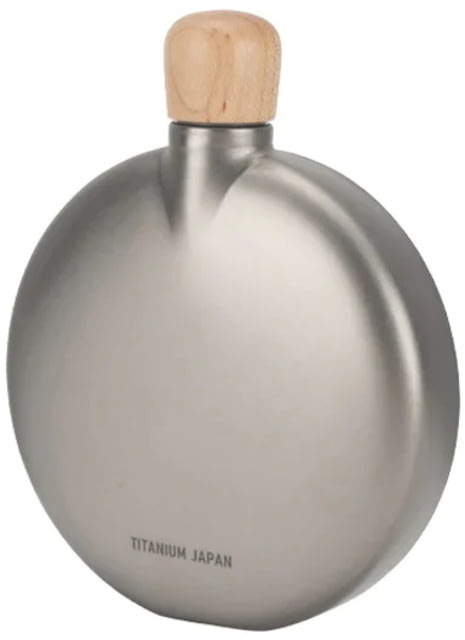 Snow Peak Round Titanium Flask 150ml