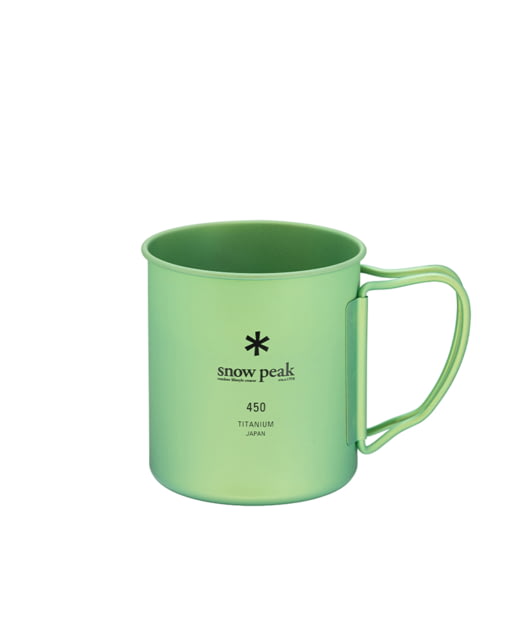 Snow Peak Titanium Single Cup 450 ml Green