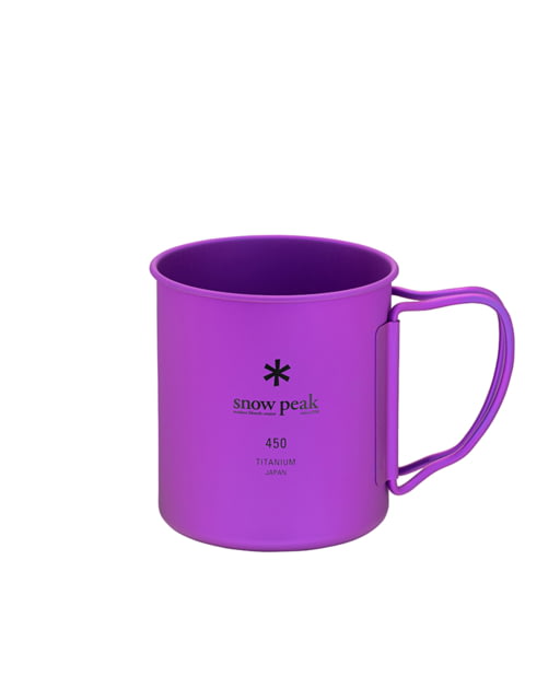 Snow Peak Titanium Single Cup 450 ml Purple