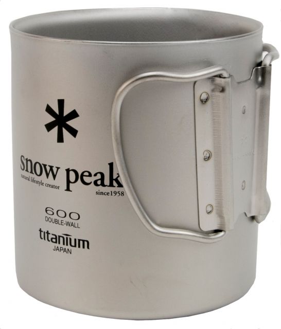 Snow Peak Titanium Single Wall Cup 600 (