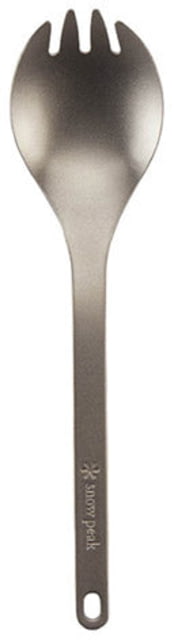 Snow Peak Titanium Spork Titanium One Size