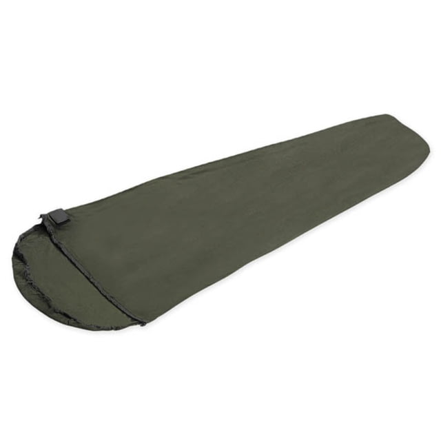 SnugPak Fleece Lined Sleeping Bag Liner with Zipper Olive