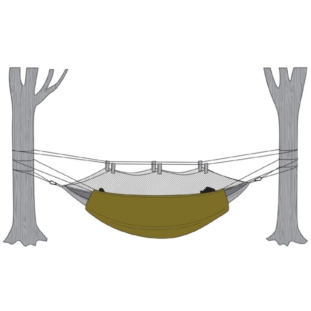 SnugPak Hammock Under Blanket with Travelsoft Filling Olive