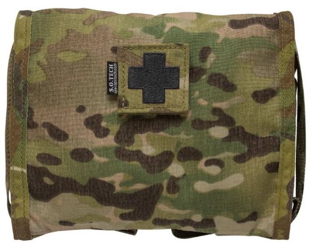 S.O.Tech Viper Flat Individual First Aid Pouch A1 Mulit Cam