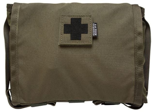 S.O.Tech Viper Flat Individual First Aid Pouch A1 Ranger Green