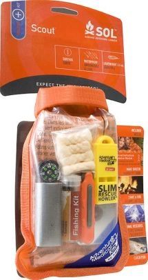 Survive Outdoors Longer Scout Emergency Survival Kit Orange