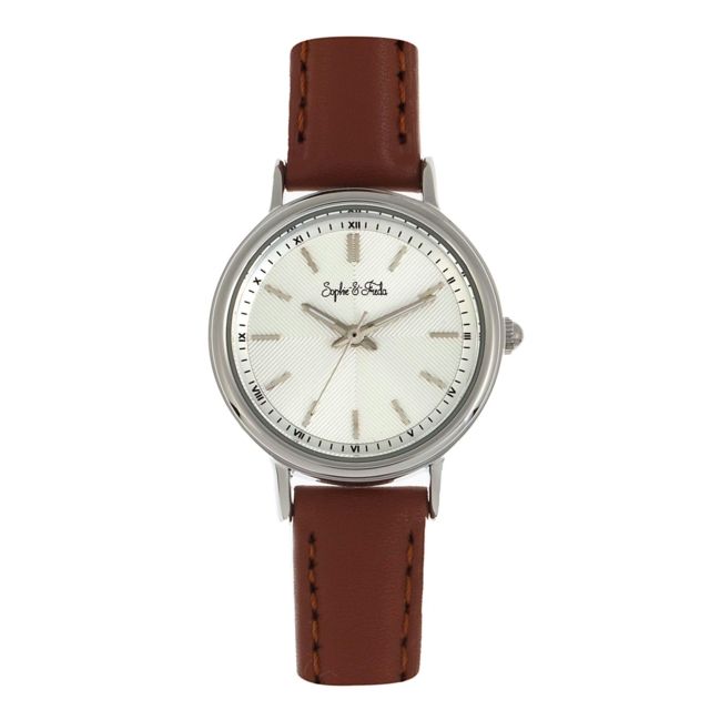 Sophie And Freda Berlin Leather-Band Watch Brown One Size