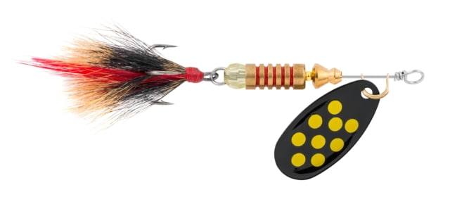 South Bend Black Fire Spin 1/3oz Yellow Number 4