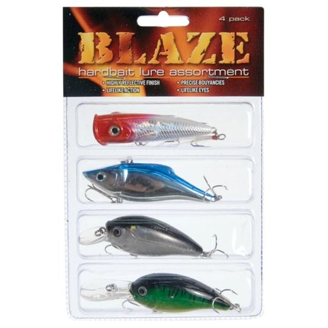 South Bend Blaze Hardbait Kit 4 Pk 563759