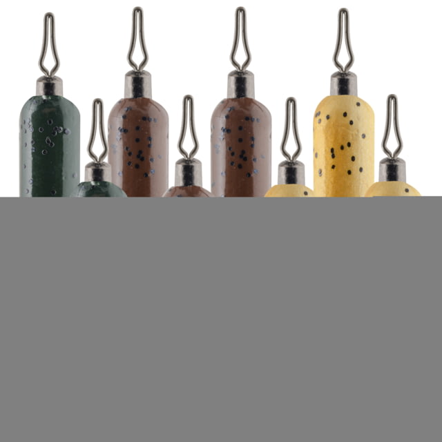 South Bend Drop Shot Weights Cylinder 1/4 Assorted Colors
